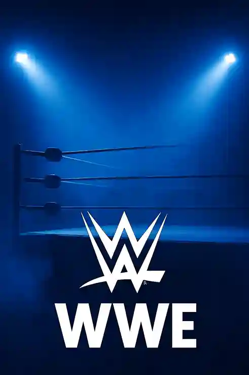 Ring de Lutte WWE sous Lumière Bleue - live WWE wrestling on IPTV