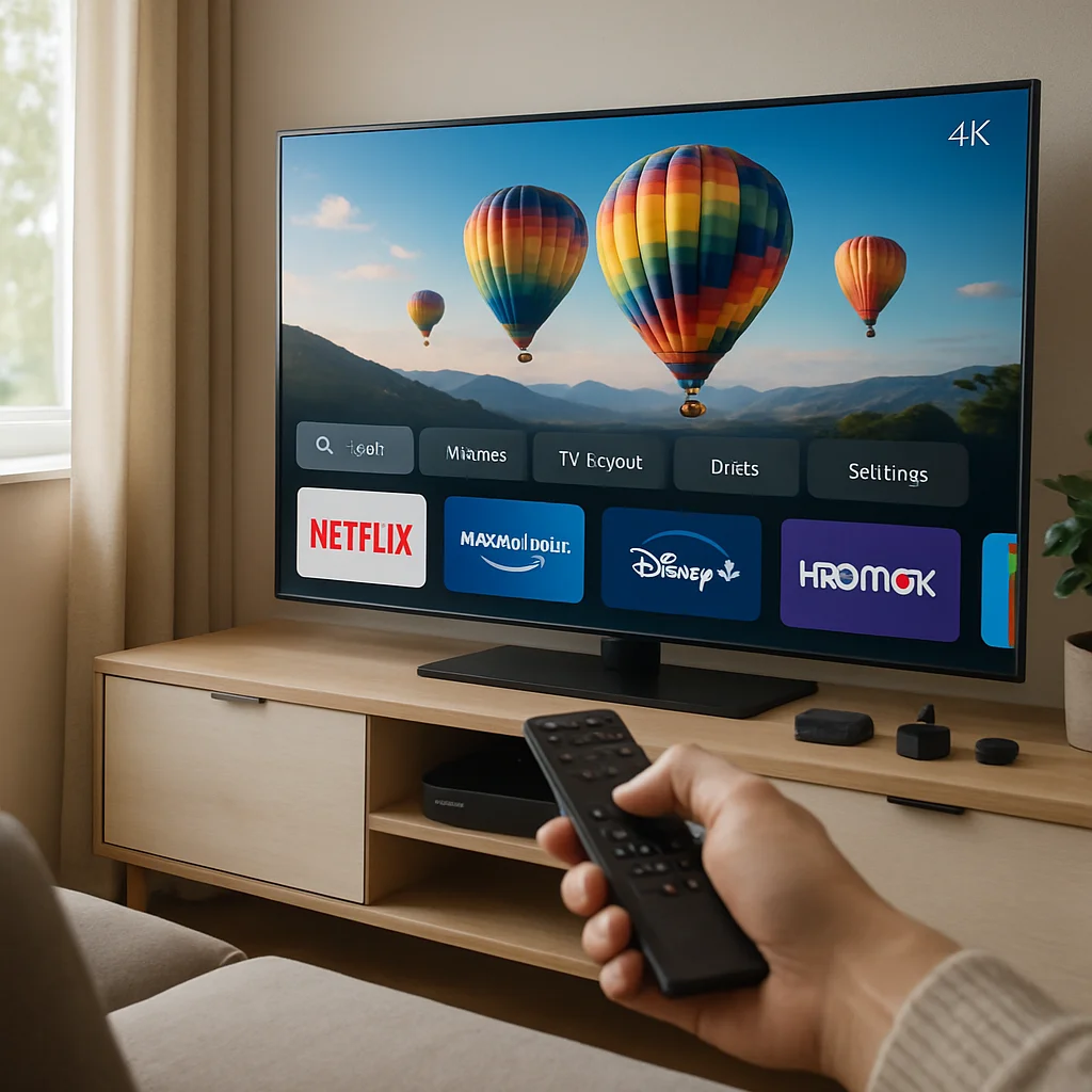 How to choose IPTV provider June 2026 guide How to choose IPTV provider June 2026 illustrated with a smart TV streaming setup in a living room